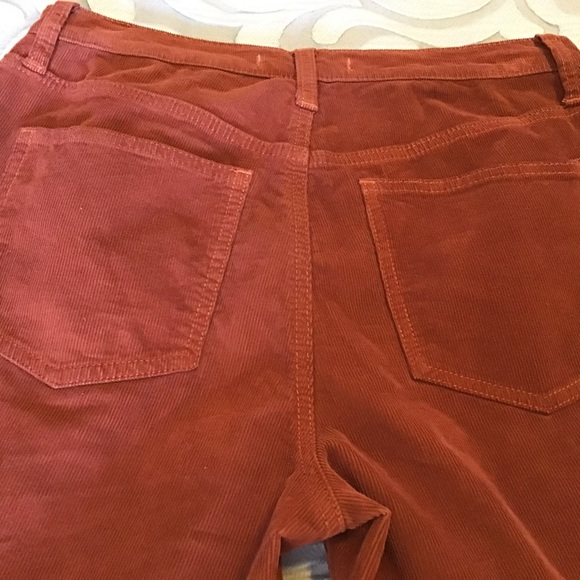 Free People corduroy pants, size 27, Skinny leg with fringed bottom - Picture 10 of 10